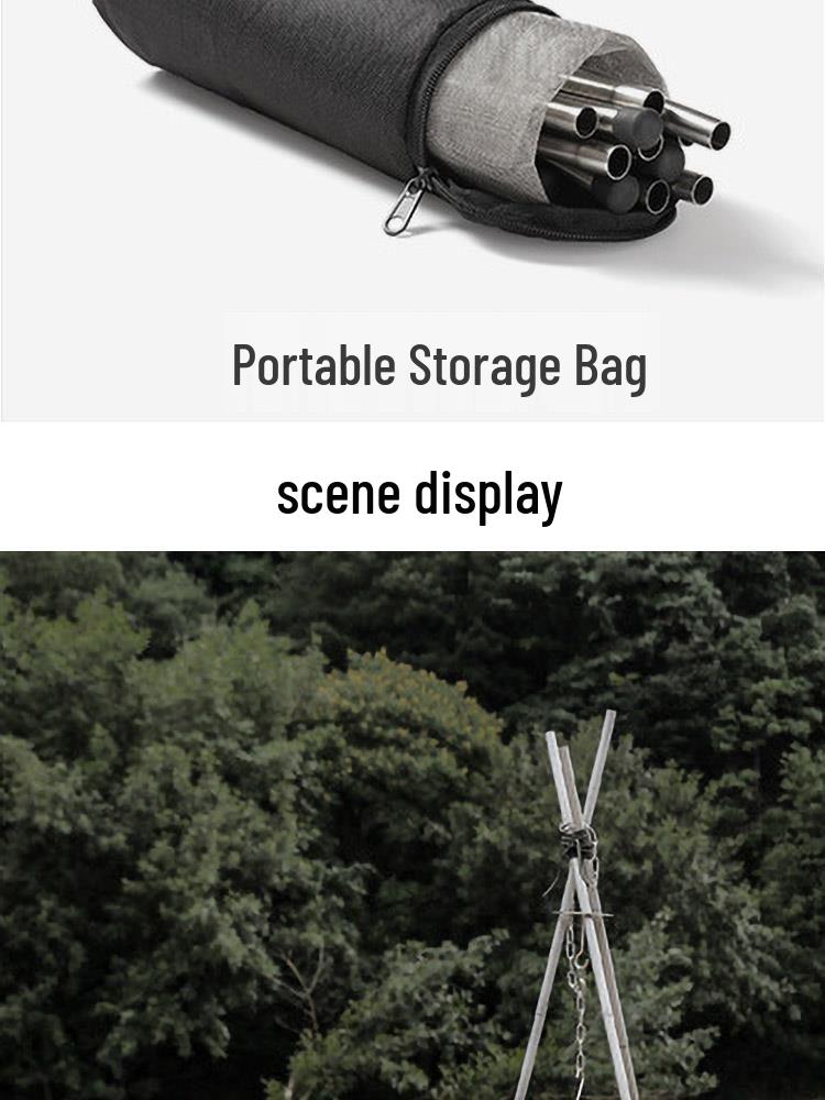 Stainless Steel Folding Fire Pit for Camping, Picnics, and Barbecues