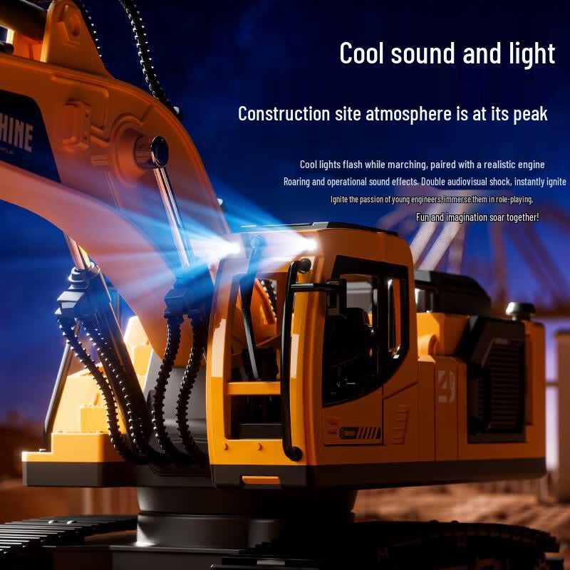 Honey Joy Alloy Remote Control Excavator