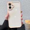 Clear Candy Color Bumper Case For iPhone 16 15 14 13 Mini 12 11 Pro Max XR XS X Plus Soft Bumper Shockproof Hard Back Cover