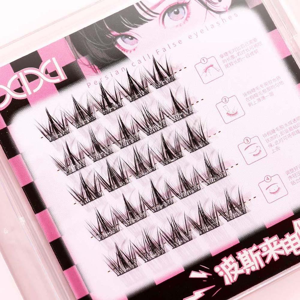 DIY L Curl False Eyelashes Segmented Eyelashes Extensions  Eyelash Extension