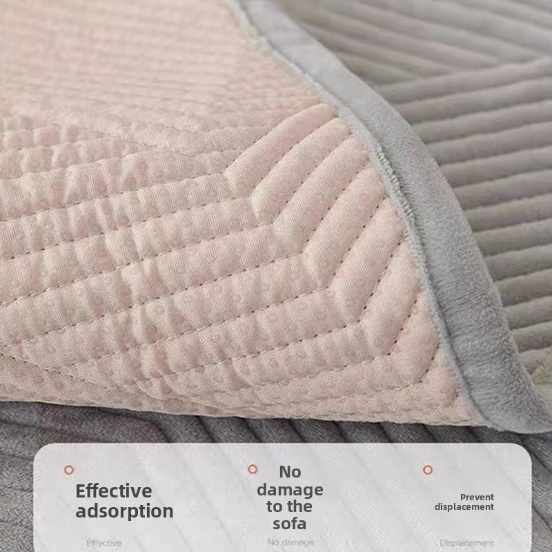 1PC Thicken Velvet Sofa Mat Cover for Autumn Winter Universal L Shaped Corner Sofa Cushion Light Luxury Non-slip Couch Protector