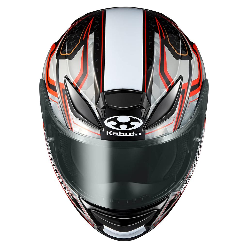 OGK KABUTO Motorcycle Helmet Full Face SHUMA FROZE Black Red (Size M)