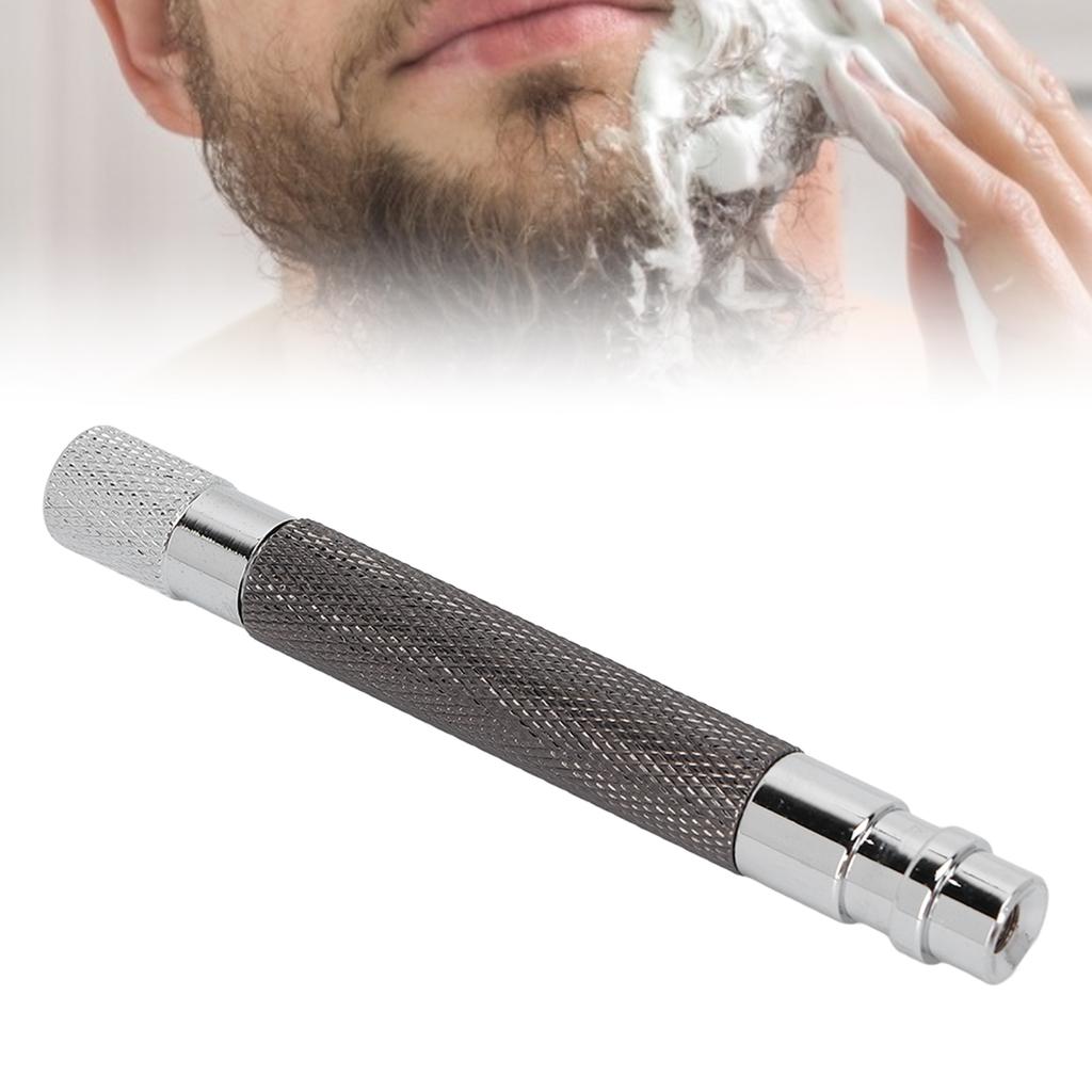 Alter Rasierer Griff Anti-Rutsch-Design Wiederverwendbar Praktisch Klein Tragbar Metallgriff für Zuhause Reisen