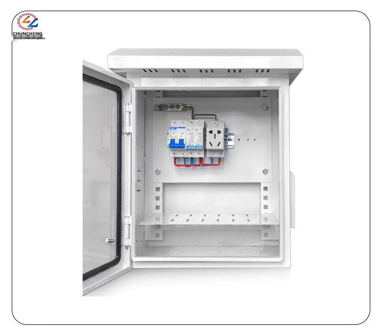 Outdoor Waterproof Surveillance Signal Light Control Box with Pole Mount