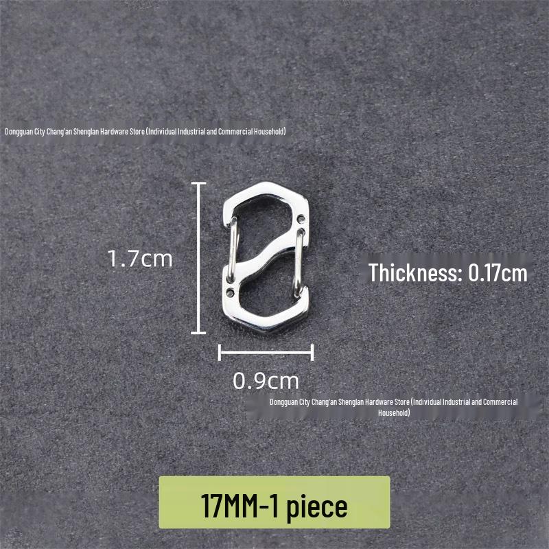

Stainless Steel 304 S-Type Spring Buckle for Jewelry Chain Necklace and Bracelet Adjustment.
