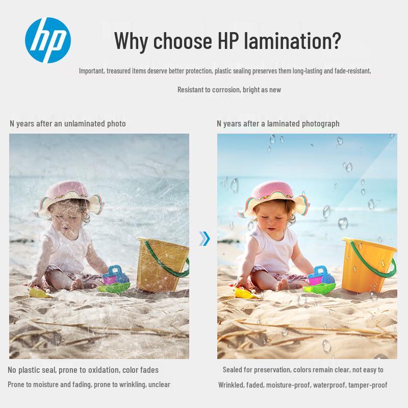 HP Document Laminator and Lamination Film CN plug (adapter included)