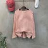 C S In The Room Women Sarah STripe baSiC Long Sleeve T ShirT 6Color