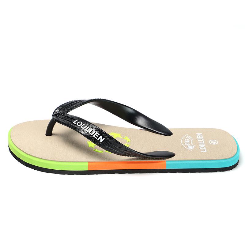 Summer flip-flops men's rubber outdoor casual beach slippers outer pinch sandals