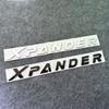 Suitable for Mitsubishi XPANDER Hood Label, English Letter Label, Mitsubishi Front and Rear Car Label, Car Trunk Label