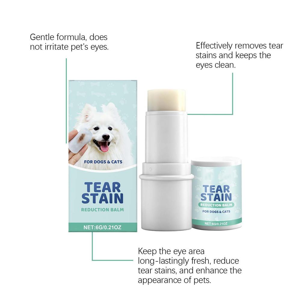 Pet Eye Cleaning Stick: Gently Cleans Pet Tear Stains And Eye Dirt, Leaving The Pet's Eyes Refreshed And Comfortable