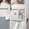 Summer 2026 New Your Plan and Gods Plan Christian High Quality Casual Breathable Unisexs and Womens Roundneck Tshirt