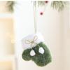 Plush Fabric Hanging Decoration Mini Mini Shoes Ornament Christmas Tree Pendant  Festive Home Decor
