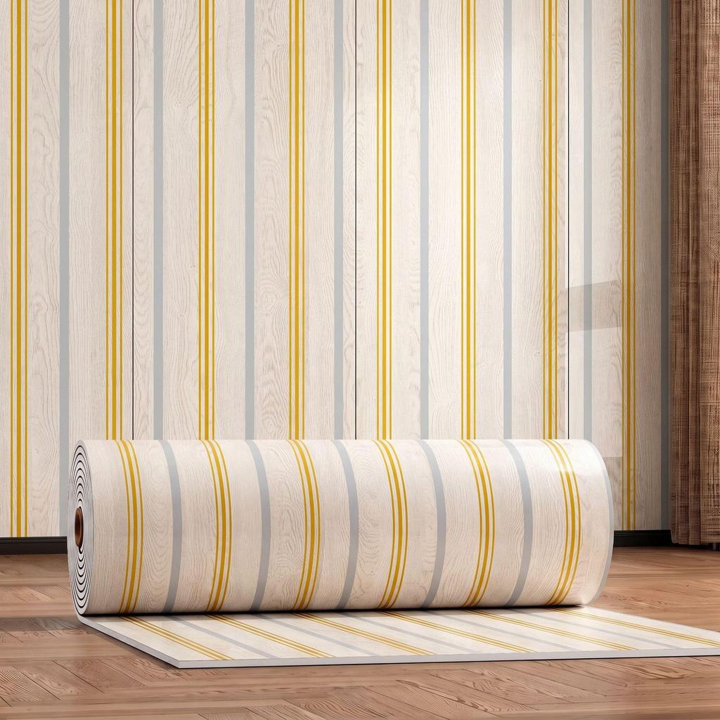 Gold-Plated Marble-Style Waterproof Wall Stickers for TV Backgrounds