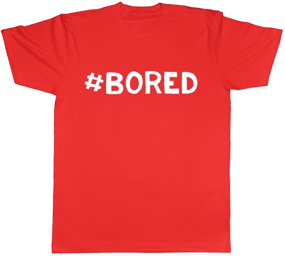 Hashtag Bored Funny Unisexs Unisexs TShirt S