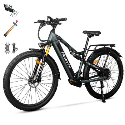 Ηλεκτρικό Ποδήλατο Ενηλίκων Hedatx TX19 Ελαστικό 29" Κινητήρας 1000W Πλήρης Ανάρτηση 48V 19.2AH 21 Ταχύτητες Υδραυλικό Φρένο Φορτίο 150Kg