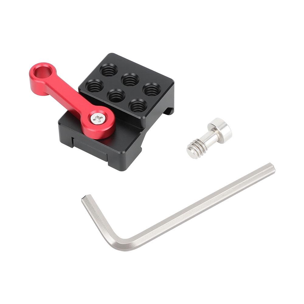 HDRIG Quick Slide Clamp Monitor Extension with 1/4 Screw красный