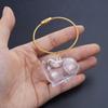 Acrylic Pet Hair Keepsakes Display Box With Rope Cats Furs Collectible Storage Container Keychain Pendant Home Decors