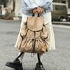 Mochila con cordón plisada Mochila ligera para mujer Mochila de viaje para hombre