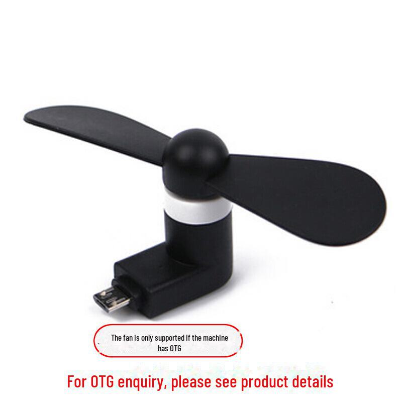 USB Mini Fan for Apple & Android Phones, Student & Office Use, Type-C Compatible