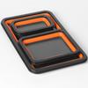 Solid Silicone Magnetic Screw Tray Collapsible Storage Box Portable Tool Holder Magnetic Parts Organizers For Mechanics
