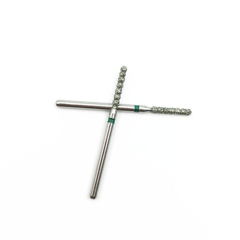 10pcs 1.6mm Dental High Speed Burs High Speed Handpiece Turbine Diamond Burs Polishing Tooth Preparation BC-X11C