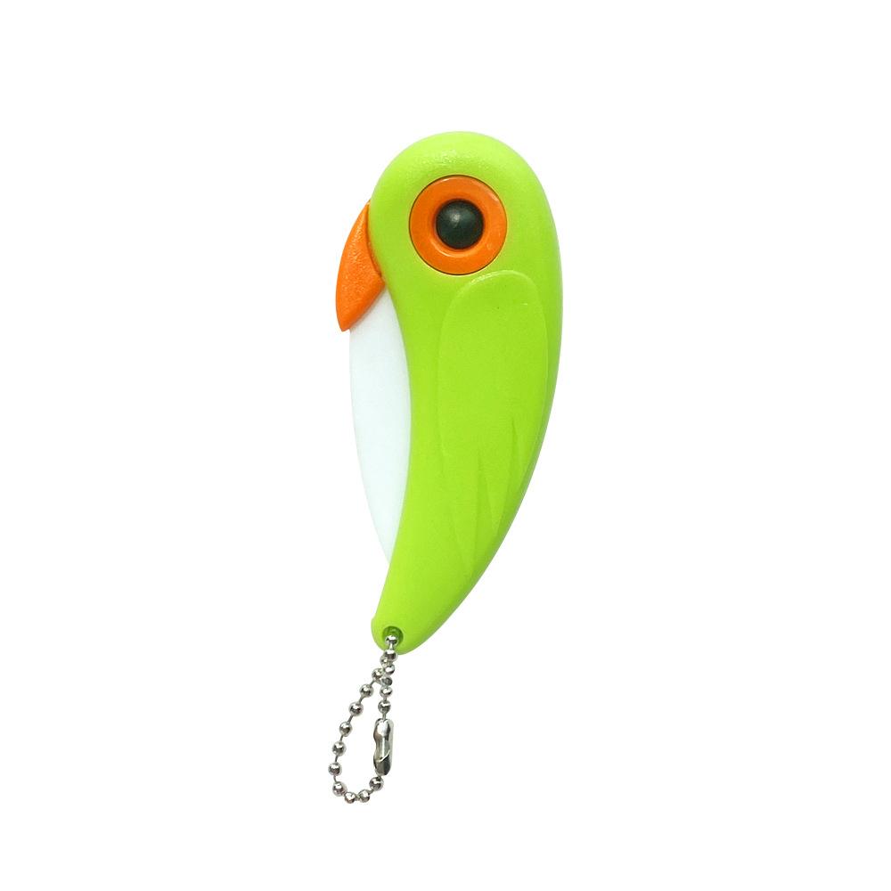 

Ceramic Fruit Peeler for Kids with Safety Handle and Protective Cover Lightweight Easy Grip Peeling Tool for Fruits and Vegetables with Carrying Pouch One Size зелёный