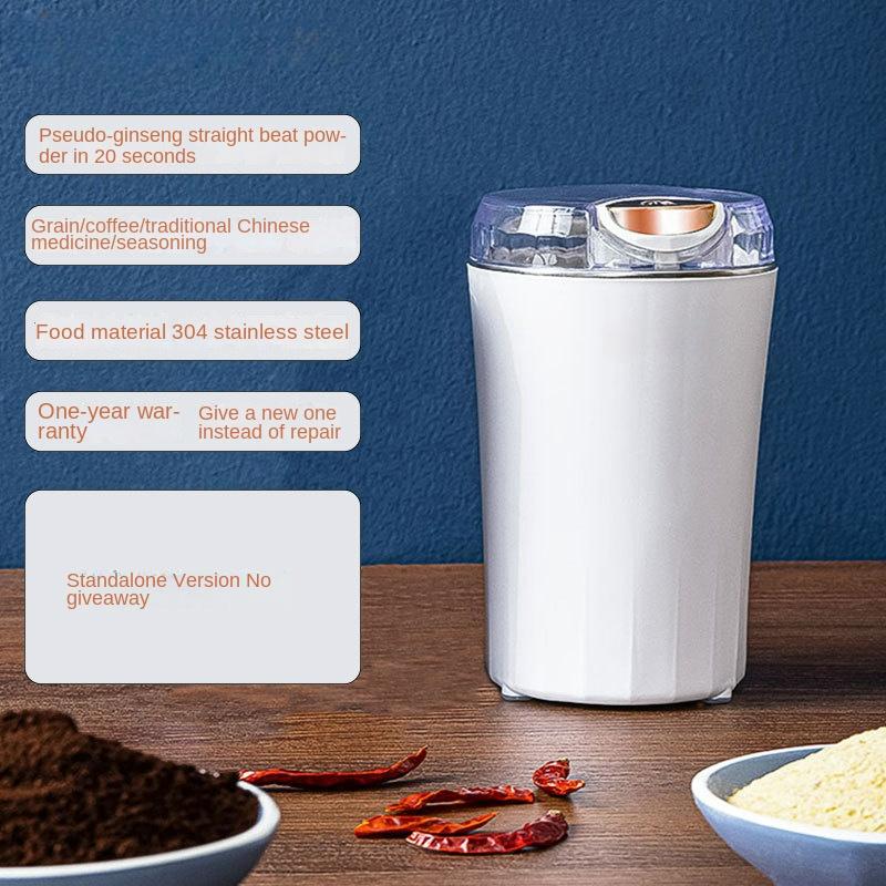 

Grinder Household Small Powder Machine Ultra-fine Grinder Electric Grain Crushing Mill Light Small and Convenient