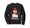 Funny and Cute Snowman Christmas Party Sweatshirt