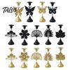 Talos Vintage Metal Candle Holder, Romantic Candlestick Dinner Table Centerpiece, Retro Aged Texture Decor for Wedding Party and Home Anniversary