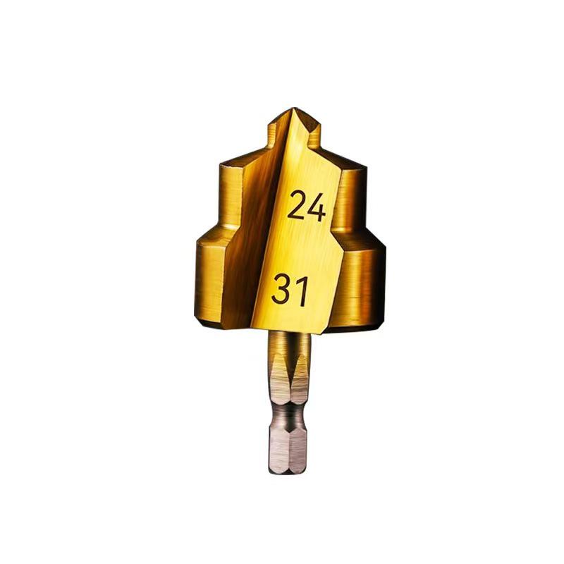 Upgraded Three-Blade PPR Outlet Drill Bit for Plumbing and Electrical Pipe Installation