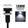 2/10 PCS 18MM/23MM Car Eagle Eye LED Light 12V Daytime Running Light DRL Auto Parking Singal Lapms For Motorcycle Car Red Yellow