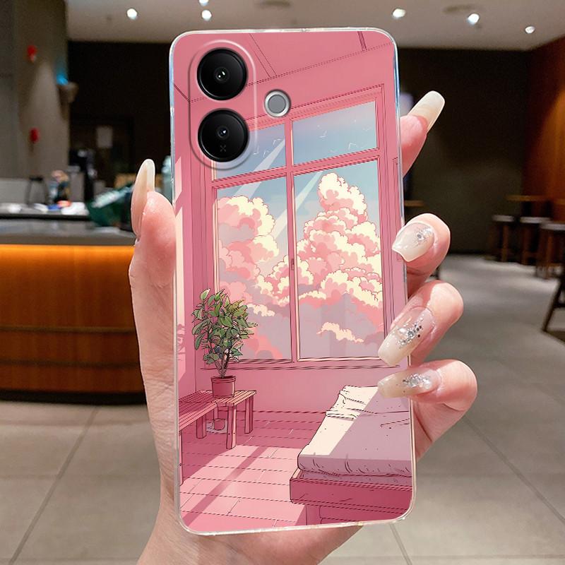 Casing For Vivo V60 Lite Aesthetic Luxury Dragon Cute Cool Boys Girls Soft silicone Phone Case Back Cover Transparent TPU Shell