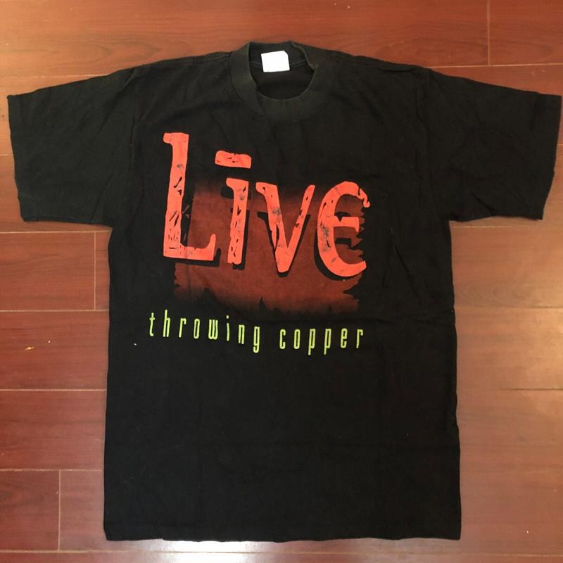 

1994 Live Throwing Copper Vintage Tour Tee Shirt - Men s Summer Cotton Graphic Tee S разноцветный