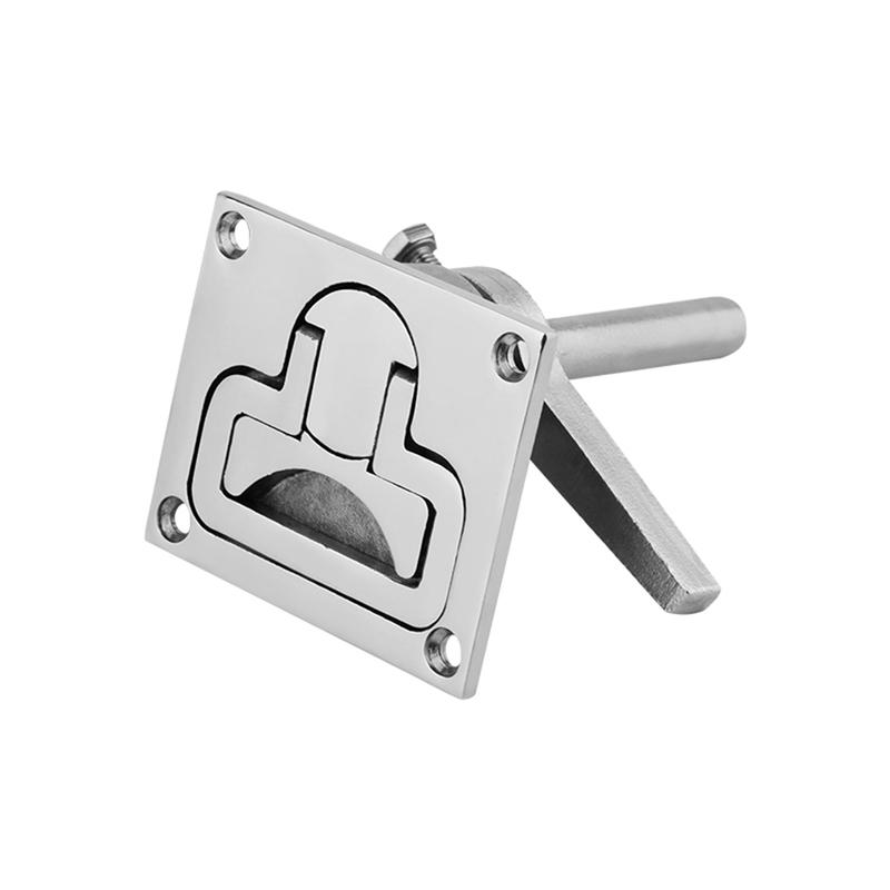316 Stainless Steel Boat Turning Lock Lift Handle Flush Lift Marine Hatch Deck Latch Boat Accessories Marine Hardware