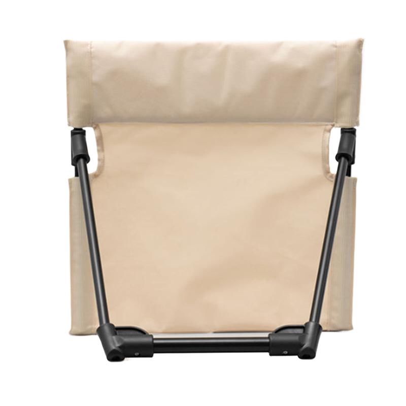 Scaun de picnic și de agrement ușor, portabil și pliabil cu cadru de fier și fibre de poliester, scaun de camping pentru exterior