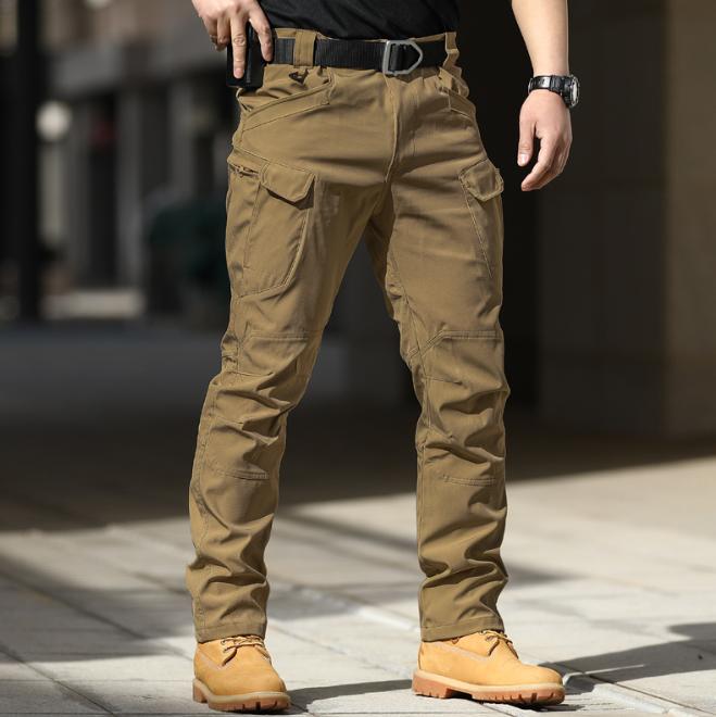 Men Military Tactical Pants Waterproof Cargo Pants Men Breathable Army Solid Color Combat Long Trousers Work Joggers S-5XL