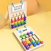 Ce Cpc Children'S Double-Sided Four-Color Walking Game, Logical Thinking Training, Kindergarten Early Education Puzzle Wooden Play