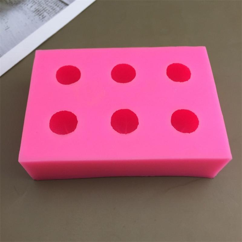 3D Tangerine Silicone Molds For Baking Mousses Cake Chocolate Dessert Puddings Jelly Ice Creams Easy Demold 6 Cavity