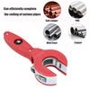 Ratcheting Pipe Cutter Flexible Ratcheting Tubing Cutter Adjustable Knob Comfortable Grip for Cutting Copper PVC Metal Pipes