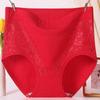 Women's High Waist Panties Cotton Breathable Underwear Briefs Ladies Underpants