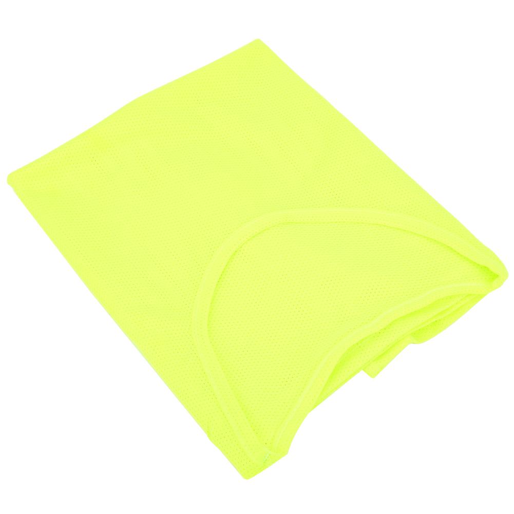 Small Mesh Children Football Training Vest Breathable Fluorescent Green  Size Breathable Football Vest