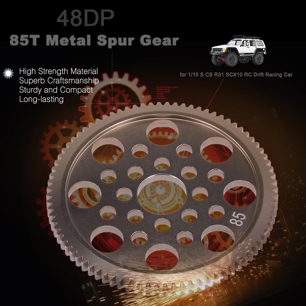 Vbest Life RC Gear Upgrade 48DP 80T – Ersatzteil Für SCX10 1/10 RC Auto, Farbe Weiß