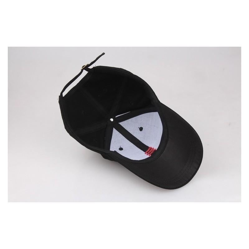 Unisex gestickte Baumwoll-Baseballkappe mit gebogenem Schirm für Herbst Winter Freizeitkleidung