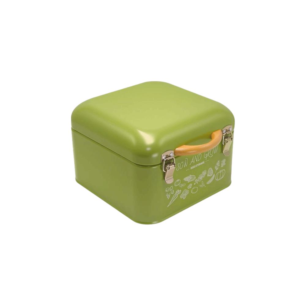 Wasserdichter Samen-Organizer Metall-Sortierbox Nordic Style Aufbewahrungsbehälter Garten