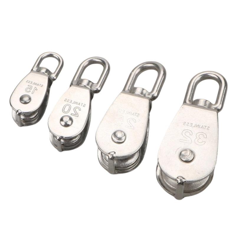 304 Edelstahl bewegliche Einzel- und Doppelrolle zum Heben und Ziehen - Mehrere Spezifikationen