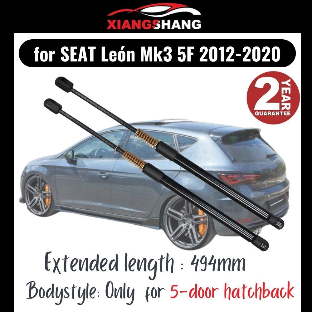 Auto Pop-Up Trunk Struts for SEAT León Mk3 5F 2012-2020 Hatchback 494mm Automatic Opening Gas Lift Supports with Springs Boot