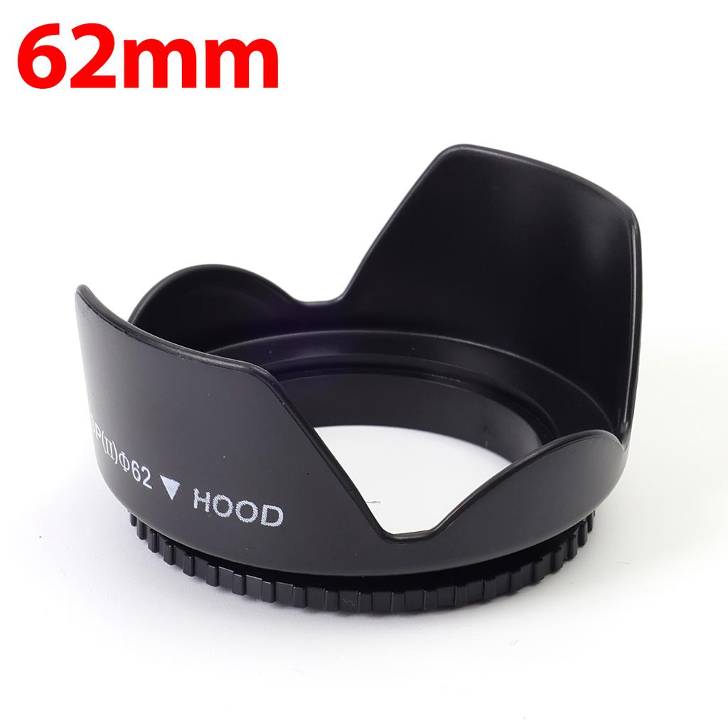 49/52/58/62/67mm Camera Lens Hoods with Protective Lens Cap for Canon Nikon Sony Universal DSLR Cameras Sunshade Lens Hood