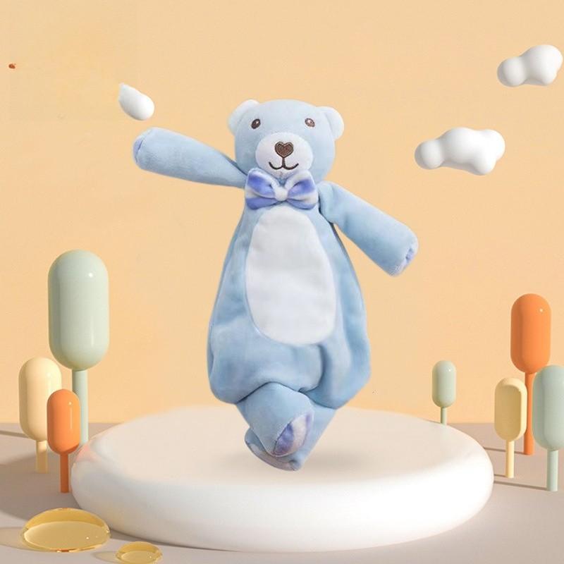 Baby Animal Plush Toy With Chewing Texture For Newborn Sleep And Comfort