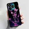 Case For ZTE Blade V60 Design 4G/Blade V60 Vita/Nubia V60 Design/Axon 60 Lite Soft Silicone Black Cover Cute Flower Cartoon Case