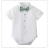 European & American Boys' Summer Three-Piece Set: T-shirt, Shorts, Vest - Children's Formal Outfit.